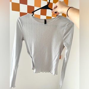 PACSUN long sleeve patterned top